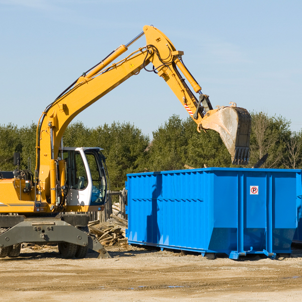 can i request a rental extension for a residential dumpster in Aquilla OH